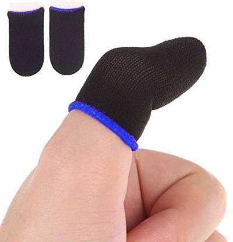 WHITE POPCORN Thumb & Finger Sleeve for Mobile Game for Pubg,Cod,Freefire Finger Sleeve (Pack of 2) Nose Shaper