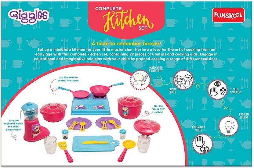 FunskoolGiggles Giggles Complete Kitchen Set Giggles Complete Kitchen Set . Buy Funskool toys