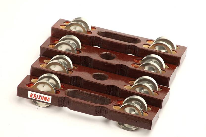 Rjmusictraders Wooden Pair of Kartal HandCymbals Indian Musical