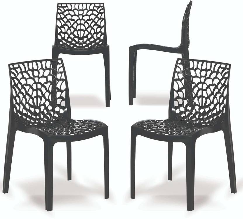 Binani Spider  Series Modern Stackable Plastic Armless chairs