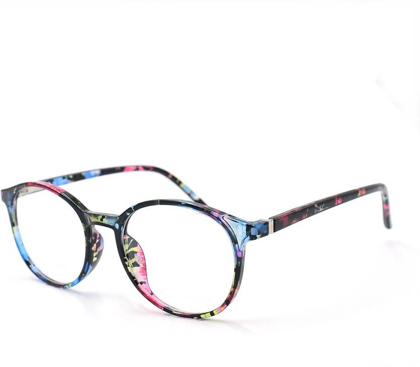 Full Rim Round Anti Glare & Blue Cut Computer Glass For Men & Women  (125 mm)