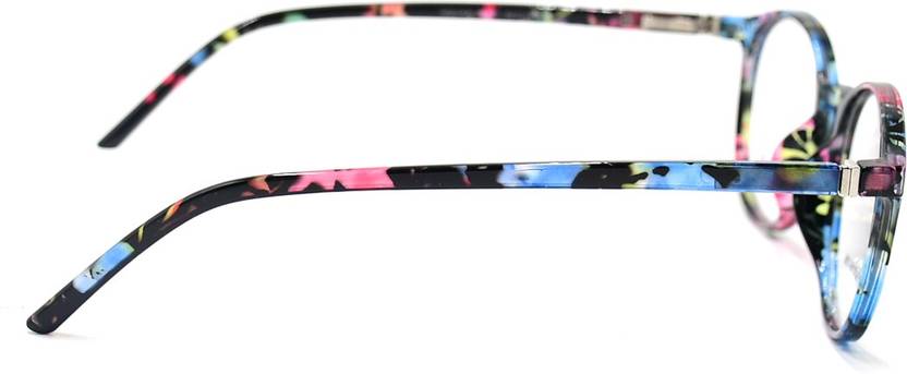 Full Rim Round Anti Glare & Blue Cut Computer Glass For Men & Women  (125 mm)