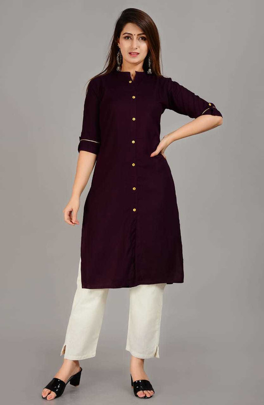 Sheetal Women Solid Straight Kurta 