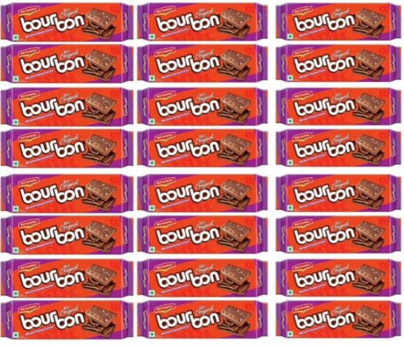 BRITANNIA Bourbon 1440 gmcombo pack Plain Biscuit