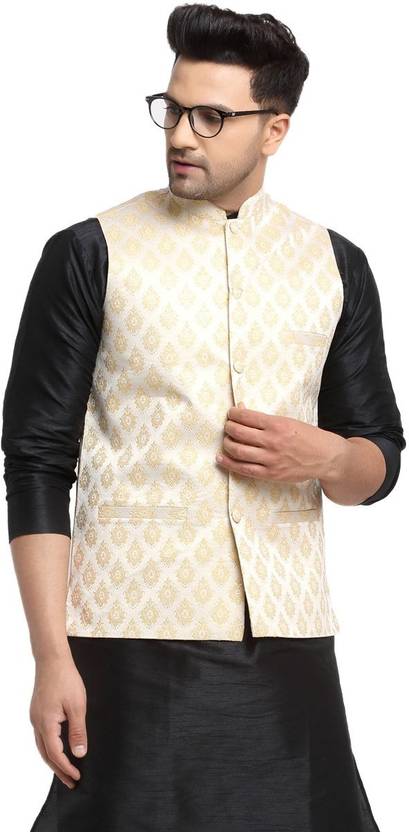 Men Printed Nehru Jacket