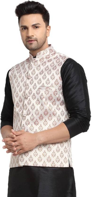 Men Printed Nehru Jacket