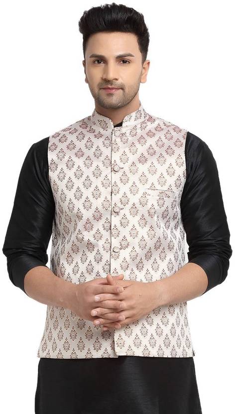 Men Printed Nehru Jacket