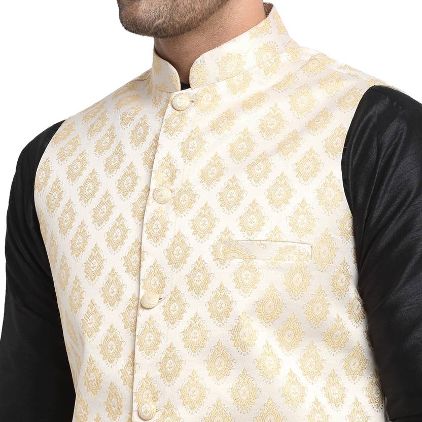 Men Printed Nehru Jacket