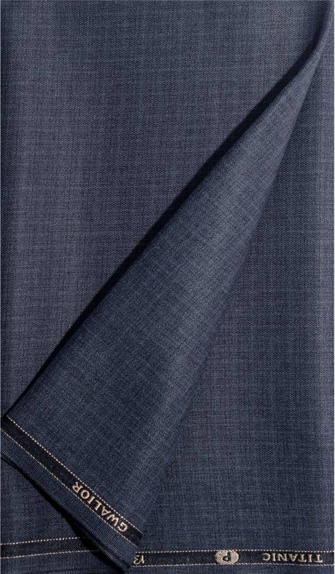 KUNDAN SULZ GWALIOR Cotton Blend Checkered Trouser Fabric