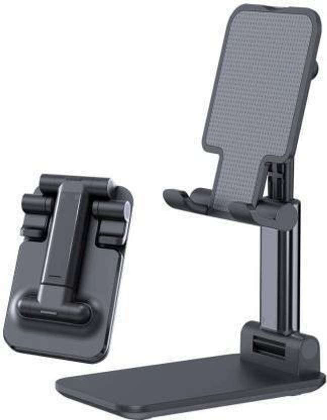 menaso New Folding Stand Height Adjustable,Material ABS Soft Silicone + Aluminum Alloy for Study Online Classes, Watching YouTube Videos Movies Lightweight Portable for Use at Tution Mobile Holder
