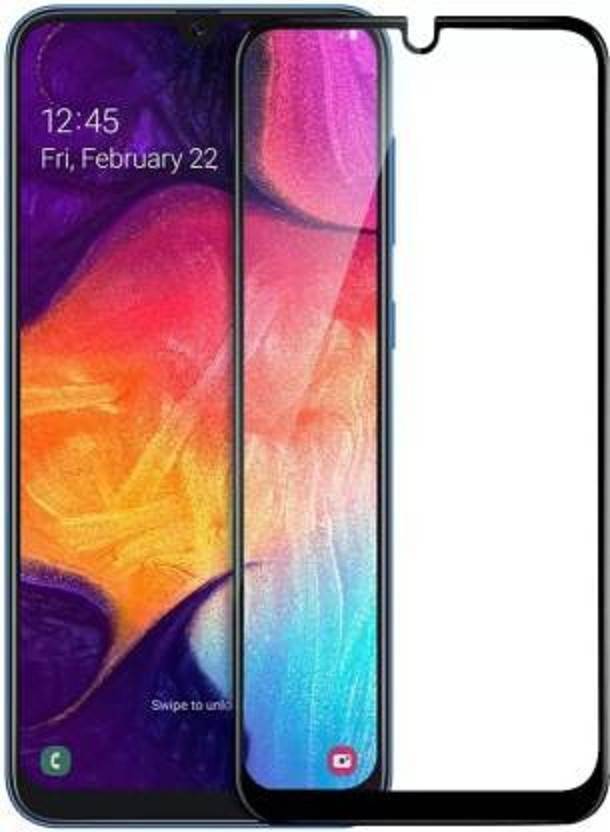 BVR Edge To Edge Tempered Glass for Samsung Galaxy A30, Samsung Galaxy A30s, Samsung Galaxy A50, Samsung Galaxy A50s, Samsung Galaxy M30, Samsung Galaxy M30s, Samsung Galaxy A20 (Pack of 1)