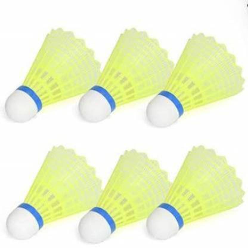 BKSONS 2 Piece Double Shaft Iron Body with 6 Piece Plastic Shuttles