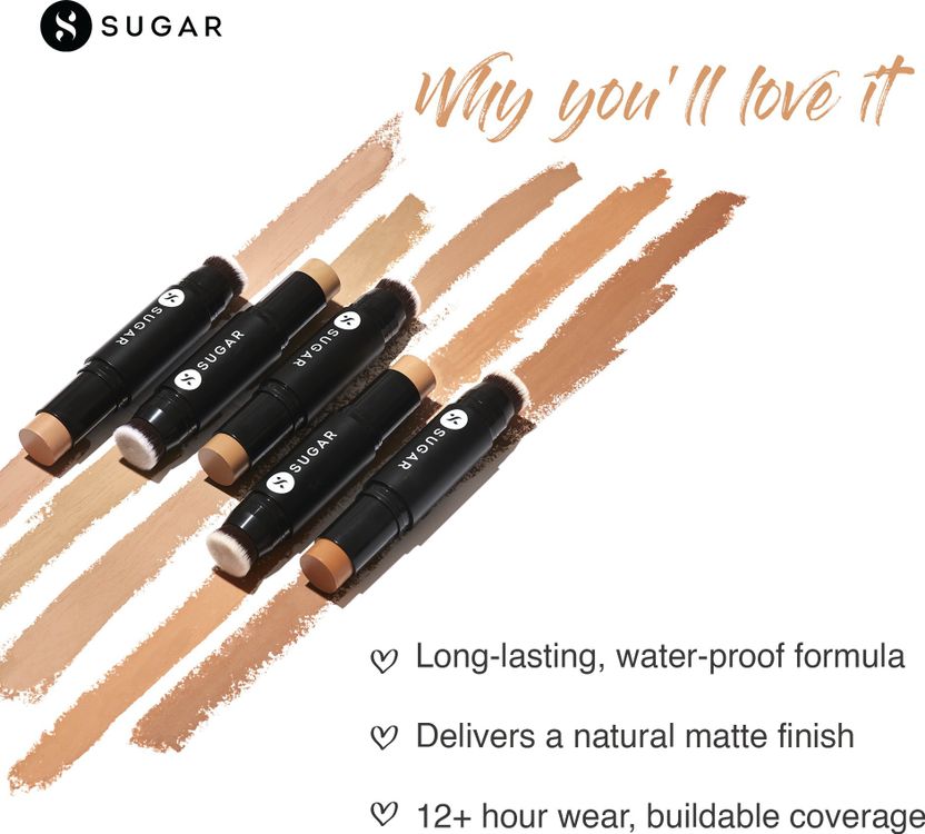 SUGAR Cosmetics Ace Of Face Foundation Stick 12g - Image 4