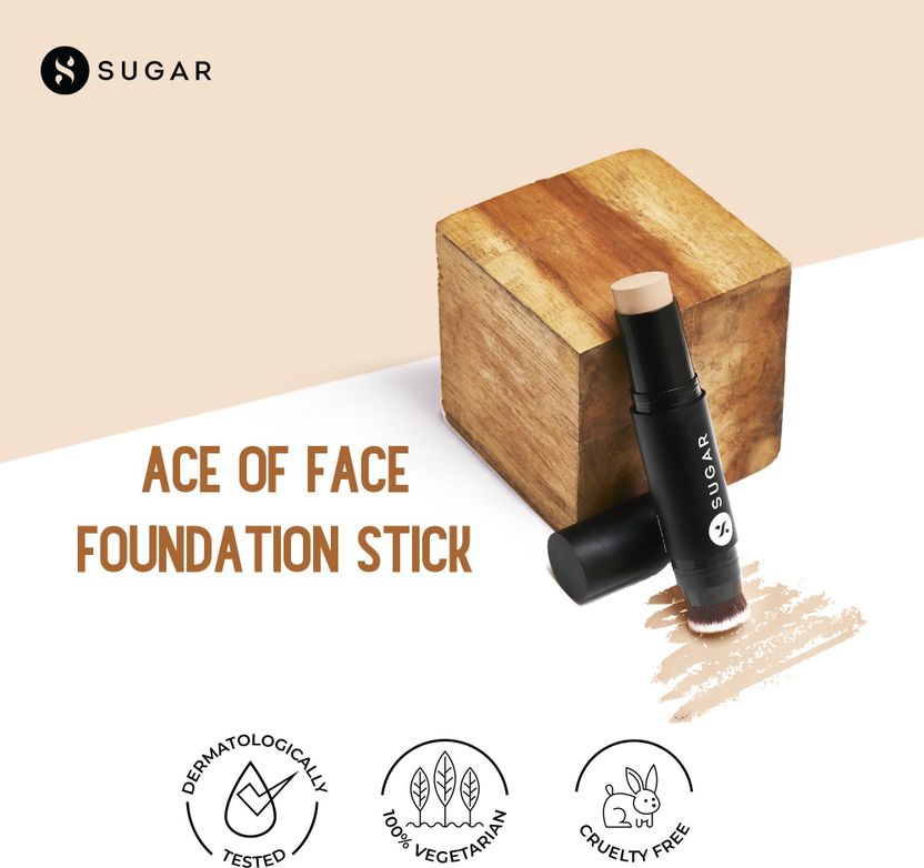 SUGAR Cosmetics Ace Of Face Foundation Stick 12g - Image 2