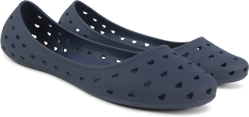 HEARTS BALLERINA Bellies For Women  (Blue)