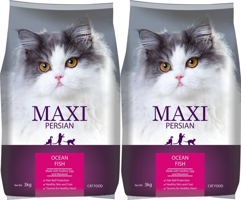 Maxi Persian Fish 6 kg (2x3 kg) Dry Adult Cat Food Price in India Buy
