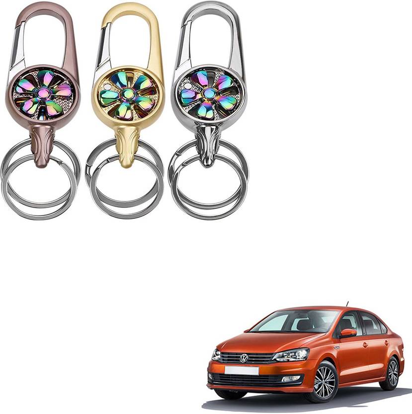 SEMAPHORE Rotating Spinner Design Metal Key Ring for Mahindra XUV 700