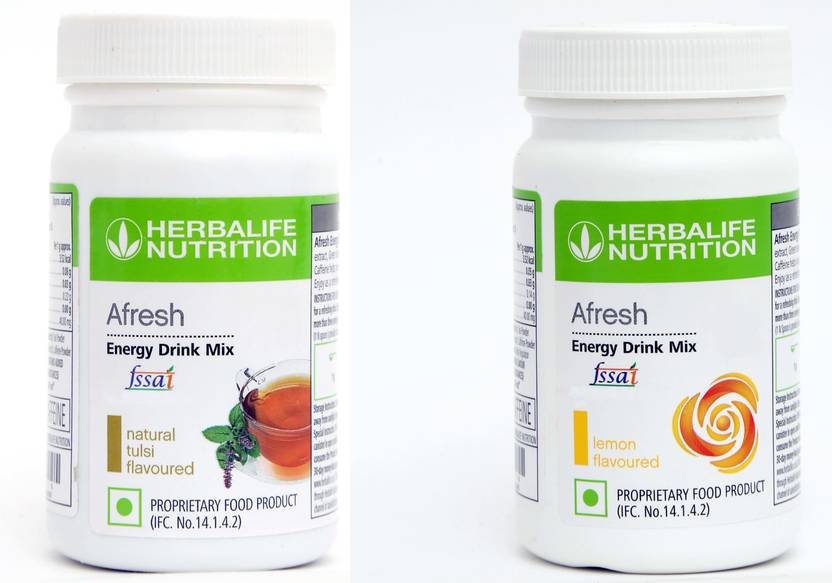 HERBALIFE Afresh Energy Drink Mix Tulsi & Lemon Flavor For Weight