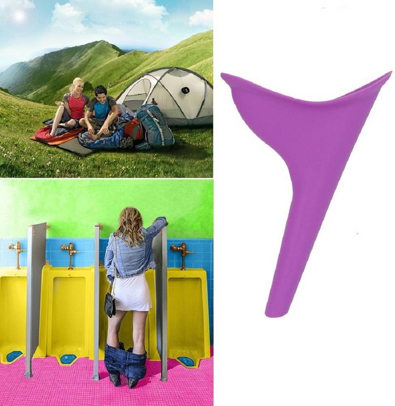 OXGENTA ® Mauve Outdoor Women Emergency Standing Pee Urinal Tool Womens Hygiene Reusable