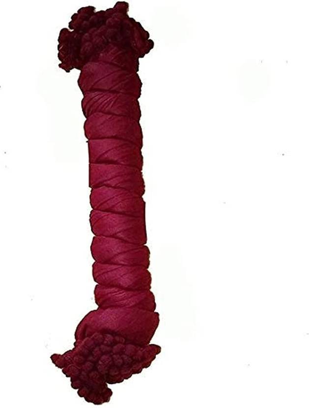 Hopedwell Cotton Blend Solid Maroon Women Dupatta