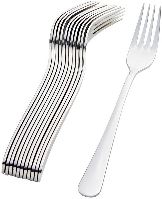 ARNAH TREASURE Cutlury for Kitchen & Dining Table Stainless Steel Serving Fork Set