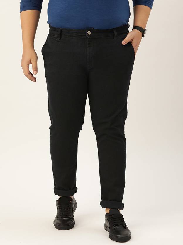 Sztori Men Slim Mid Rise Black Jeans