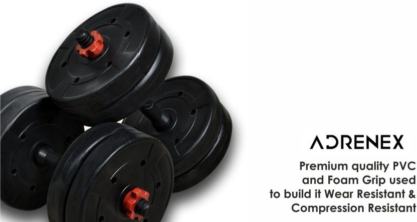 Adrenex 3 in 1 Convertible Dumbbells Kit 12 Kg - Image 5