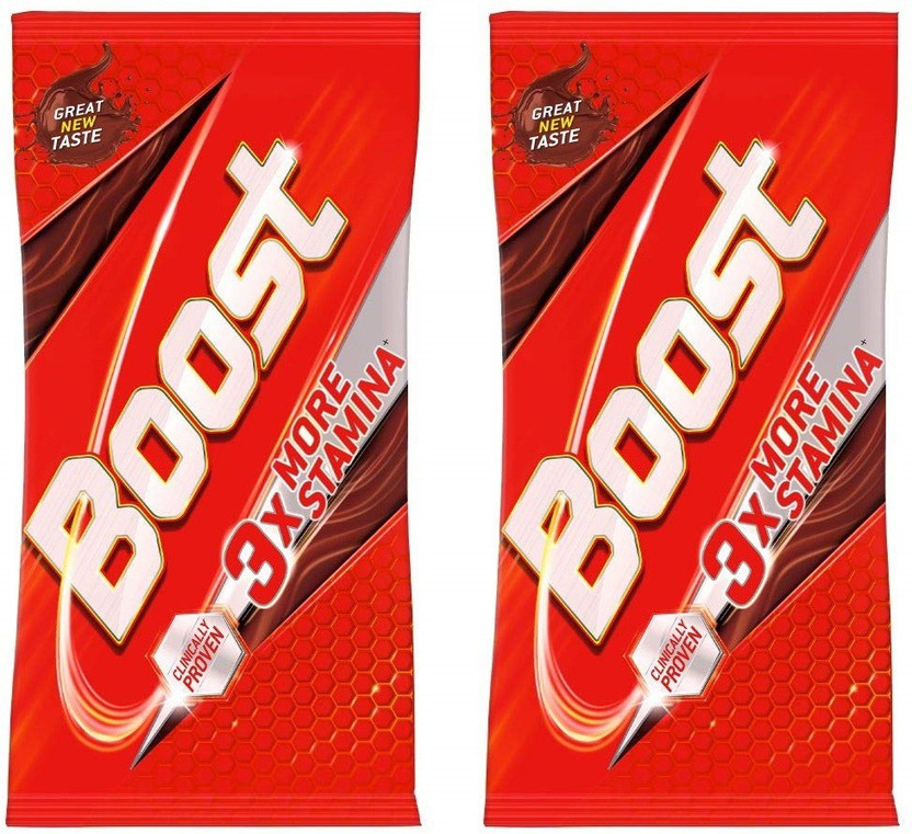 Boost Great new Taste 3X More Stamina 500 gram pack Of 2