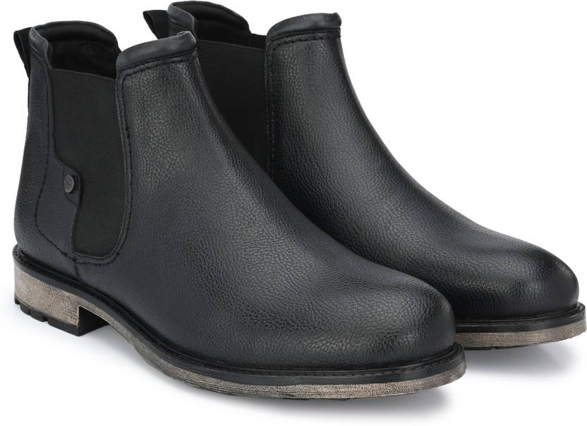 Chelsea Boots For Men  (Black)