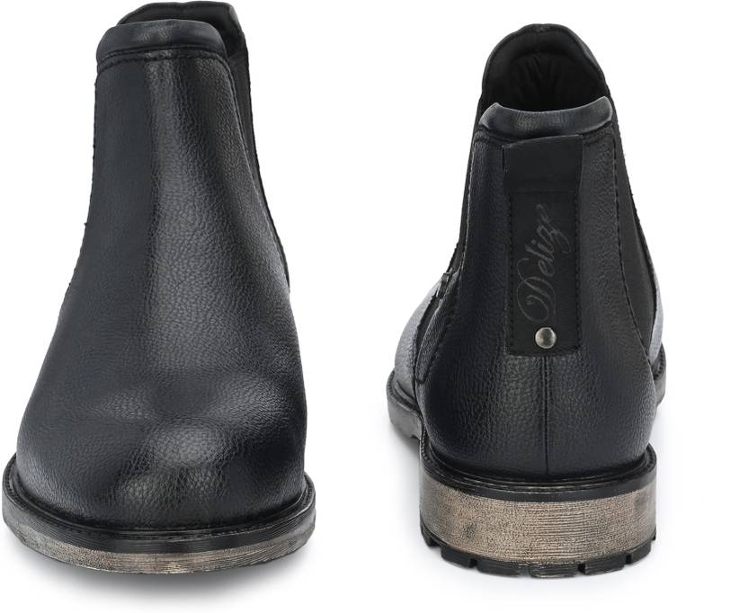 Chelsea Boots For Men  (Black)