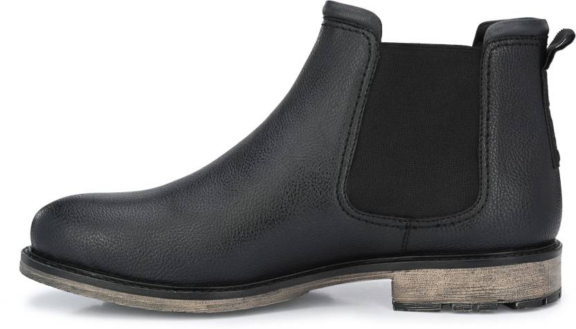 Chelsea Boots For Men  (Black)