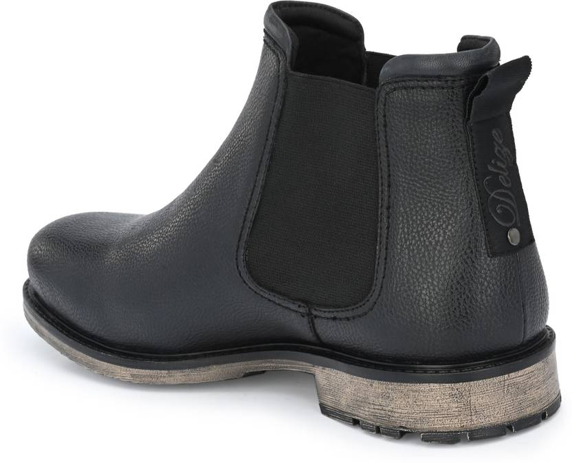 Chelsea Boots For Men  (Black)