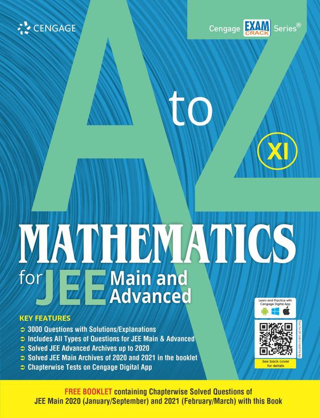 A To Z Mathematics For JEE Mains & Advanced Class 11 (2022) Buy A To Z Mathematics For JEE
