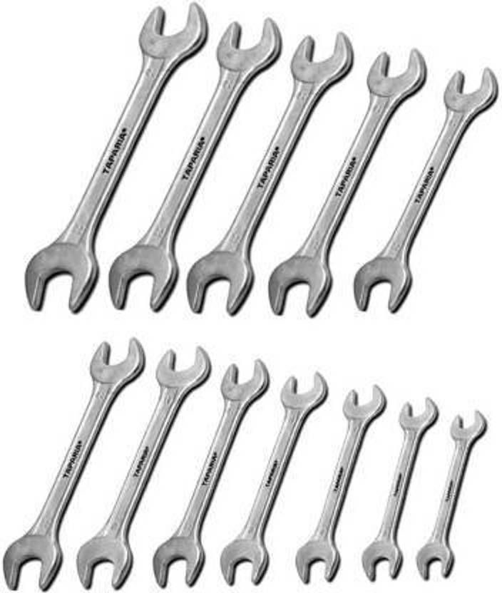 TAPARIA DEP12 SET OF 12PCS DOUBLE ENDED FIX SPANNER SET DEP12 Double