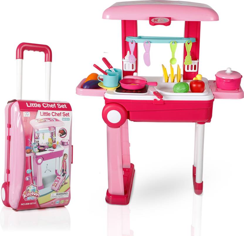 Miss & Chief by Flipkart Kitchen Set Trolly with Light and Music Toy