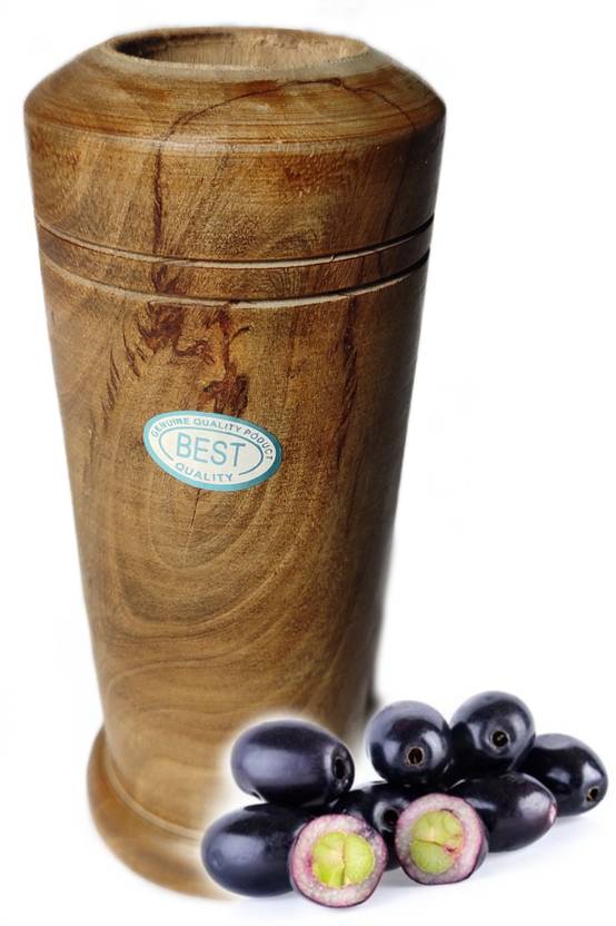 wooden cave Herbal Glass Diabetes Sugar Control Glass Jamun Wood