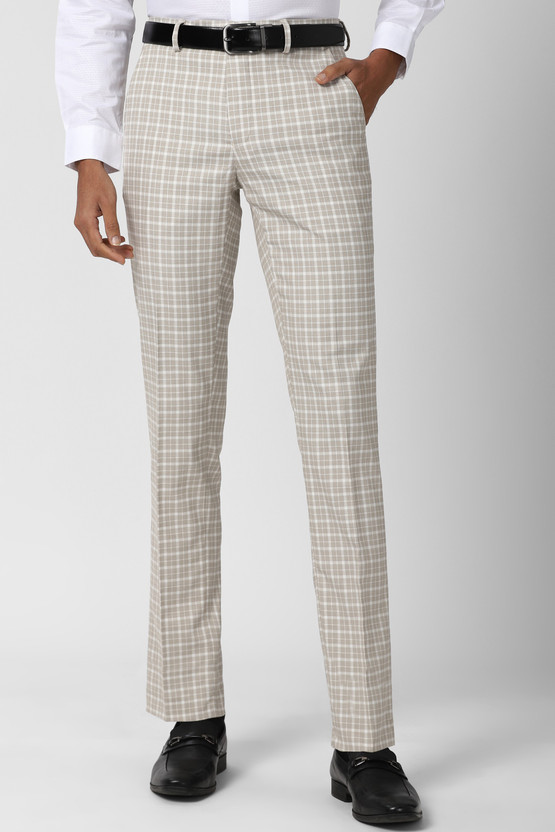 PETER ENGLAND Slim Fit Men Beige 