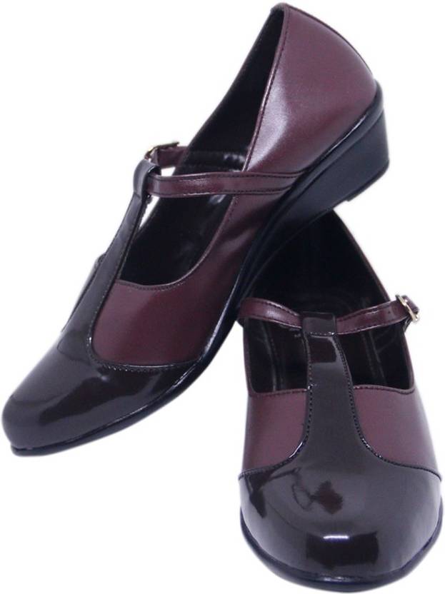 Women heel sandal bellies Burgundy Wedges Sandal