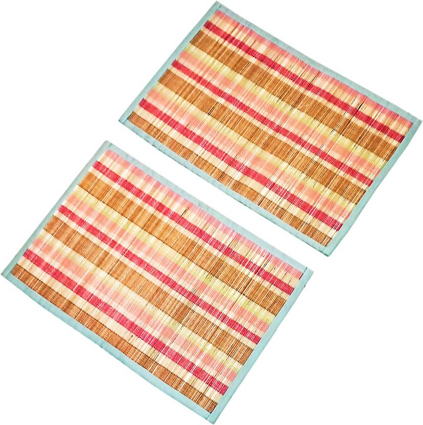 POOJA GHAR Hand Made Natural Darbha Grass Pooja Aasan, Sitting Mat