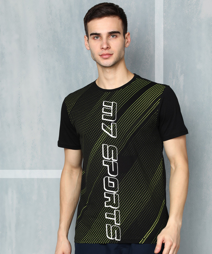 Metronaut Graphic Print Men Round Neck 