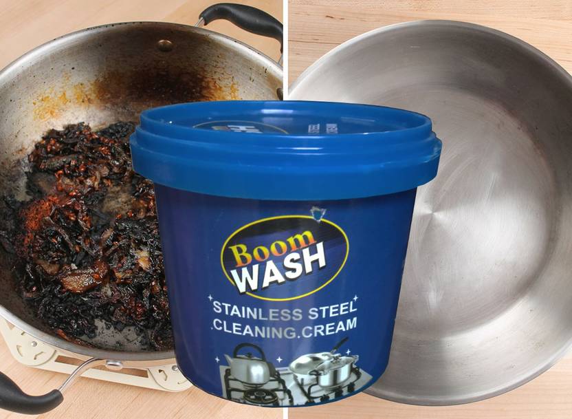 Newvent Stainless Steel Cleaning Cream Over Cookware Metal Cleaning
