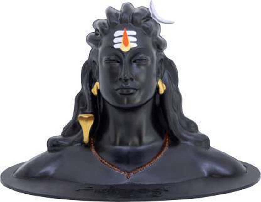 NAVYAKSH Adiyogi God Adiyogi Bhagwan Shiv Decorative Showpiece  -  8.7 cm
