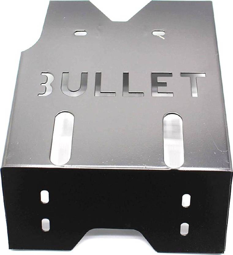 WHEETOYKART Safety Black Engine Guard Bullet Designed Mud Protection