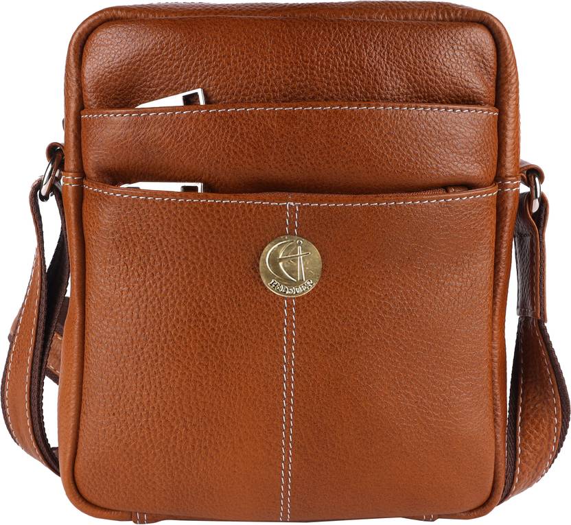 Hileder Tan Men & Women Sling Bag - Medium HL-A086