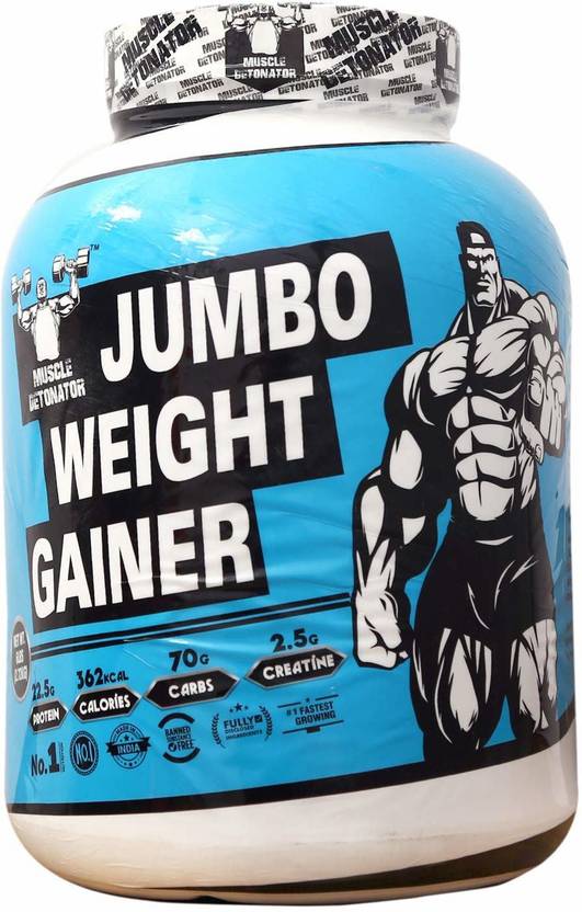 Muscle Detonator Jumbo Weight Gainer, Jumbo Muscle Gainer(6lbs, 2.72kg