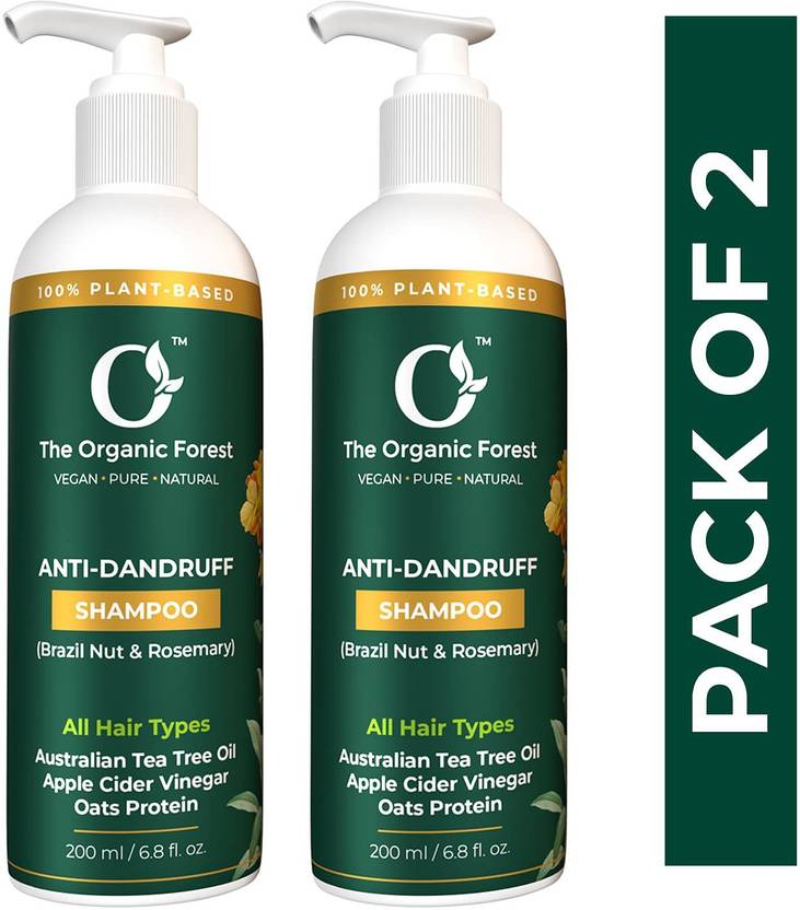 The Organic Forest 100 Chemical Free Anti Dandruff Shampoo for Men