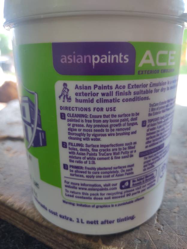 Asian Paints Emulsion Floor Coating Paint Price in India Buy Asian