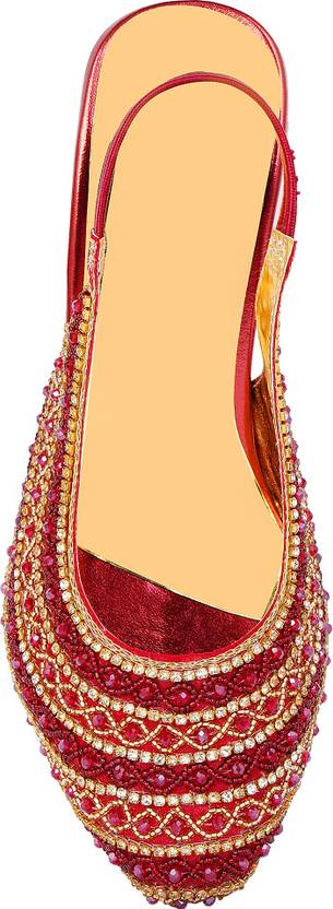 Women Maroon Heels Sandal