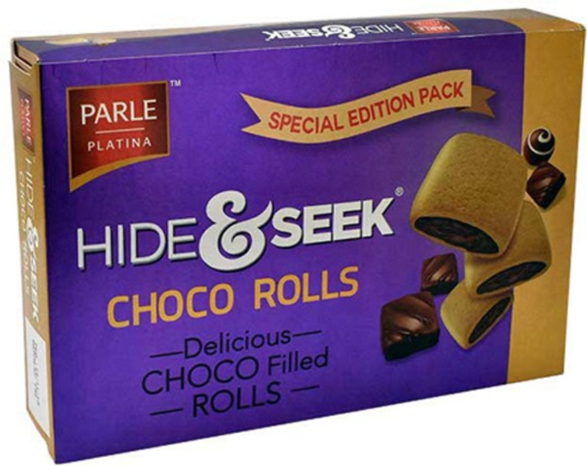 PARLE Hide & Seek Choco Filled Rolls Cream Cracker Biscuit