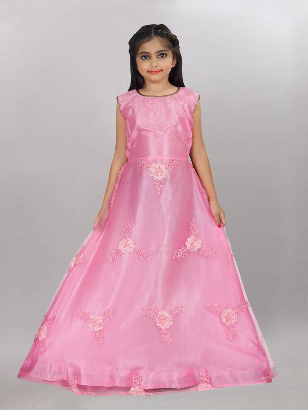Apnisha Girls Maxi/Full Length Party Dress